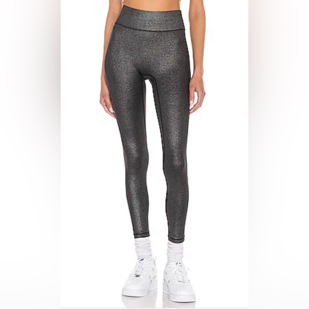 All Access Center Stage Legging in Silver Foil